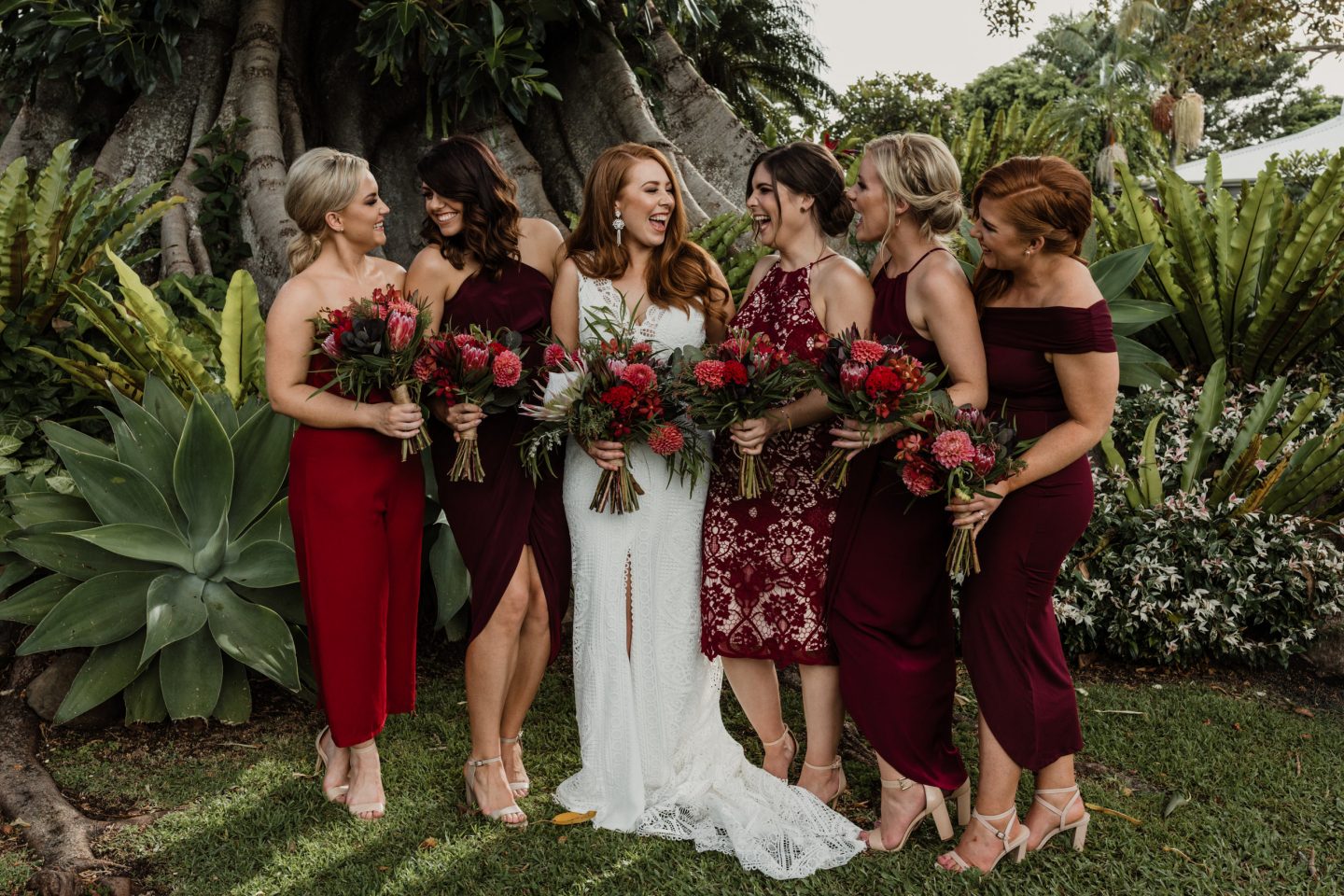 Bridesmaids at the Fig Tree